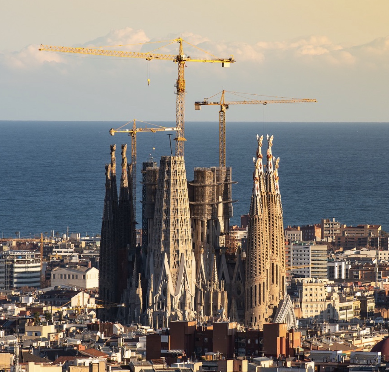 The Gaudi Cathedral in Barcelona