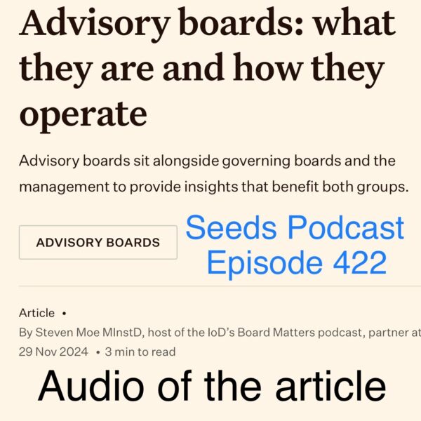 Advisory Boards: What they are and how they operate